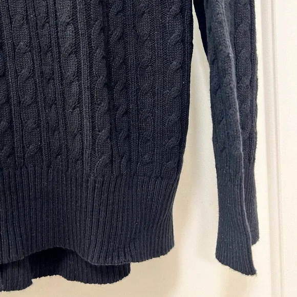 NWT Chloe Kristyn Zip Back Cotton / Cashmere Knit Sweater - Picture 13 of 15